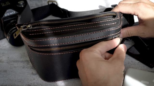 Сумка на пояс из кожи ручной работы смотреть онлайн