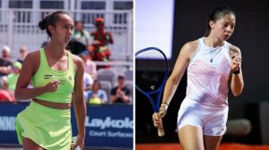 09.05.2025. Лейла Фернандес - Антония Ружич. WTA 1000 Rome. Leylah Fernandez - Antonia Ruzic