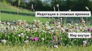 Медитация в сложные времена | Как успокоить ум за 15 минут