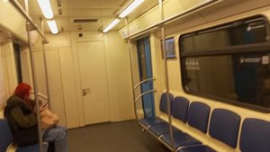 парад поездов метро на кольцевой линии в Москве - Ока-баклажан 18 мая 2025 года 10:28:02
