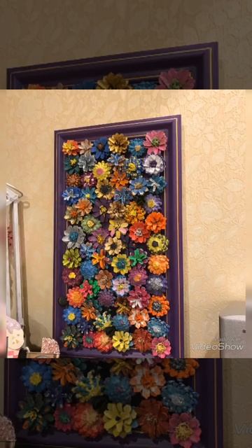 Декор , Картина из шишек DIY смотреть онлайн
