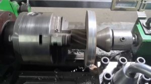 Токарный станок ТВ-7 протачиваем большой диаметр