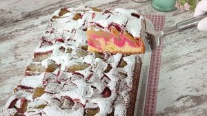 Пирог с РЕВЕНЕМ! Очень вкусный, сочный и быстрый! Всегда получается! Просто и быстро!
