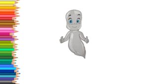 Как нарисовать КАСПЕРА🙂