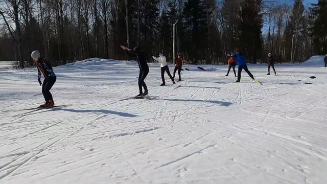 Двухшажный равнинный коньковый ход. С подводящим упра смотреть онлайн