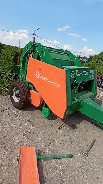 Минитрактор Catmann 35.3 и Прессподборщик Прф 110 смотреть онлайн