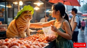 Ginger Kitten Rescues 2 Lost White Tiger Cubs in the Forest and Brings Them Home! 🐾🍄🐯