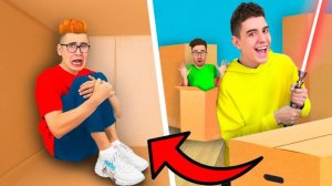 A4-ЭКСТРЕМАЛЬНЫЕ ПРЯТКИ В КОРОБКАХ ЧЕЛЛЕНДЖ ! 3 Часть