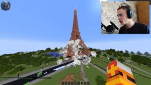 #2 Взорвал Эйфелеву Башню из Динамита! ► Minecraft