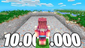 Я Выкопал 10.000.000 БЛОКОВ за 24 ЧАСА в Майнкрафт...