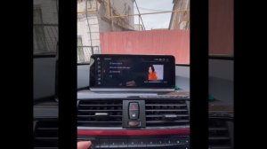BMW F30 2014 установка мультимедийной системы и камеры заднего вида