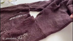 Горячий тренд! Стильный рваный джемпер #кроптоп #лакше