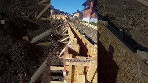 опалубка своими руками, опалубка с осб, подпорная стен