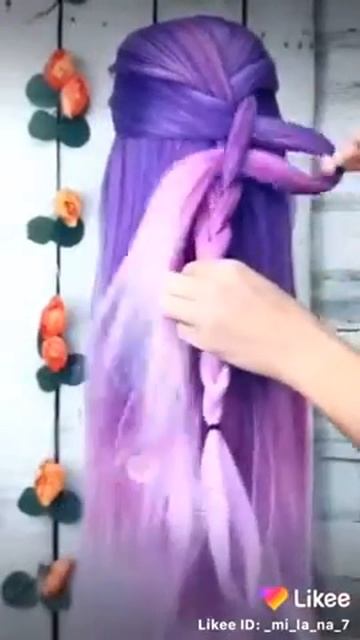 посмотрите какая крассивая коса😀😀 смотреть онлайн