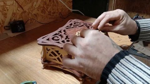 Шкатулка IV. Сделай сам. Выпиливание из фанеры на лобзи