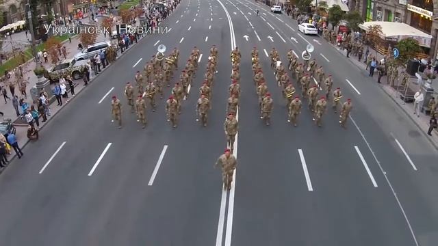 Репетиция парада ко Дню Независимости в Киеве смотреть онлайн