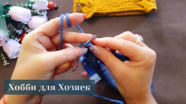Вяжем простую головную повязку без швов спицами