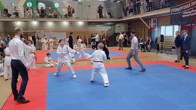 2024 04 14 Турнир по каратэ 10-11 лет абсолют третий бой смотреть онлайн