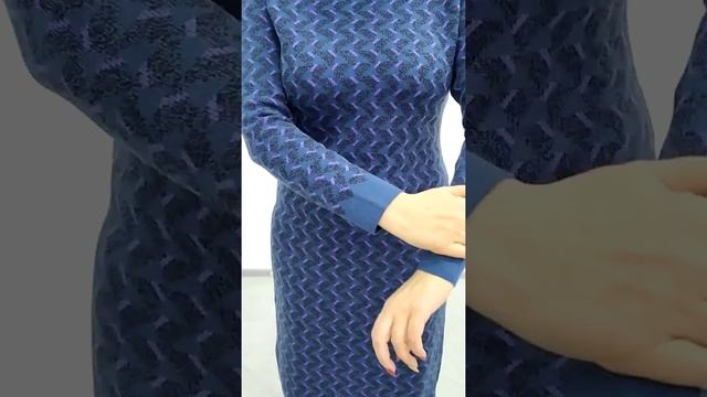 Платье Т 1759 синий смотреть онлайн