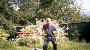 Кунг-фу. Работа с палкой.  июль 2021