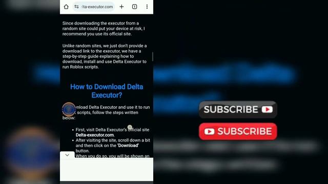 Delta Executor | Новая версия Delta Executor | Как исправить ошибку о смотреть онлайн