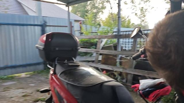 скутер ВИЗАРД Подготовка к Установке Ветрового стекла..