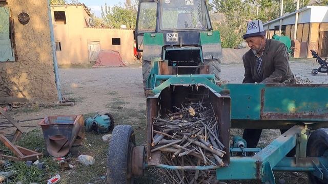 Самоделный дровокол из старого прессподборщика 🚜 смотреть онлайн
