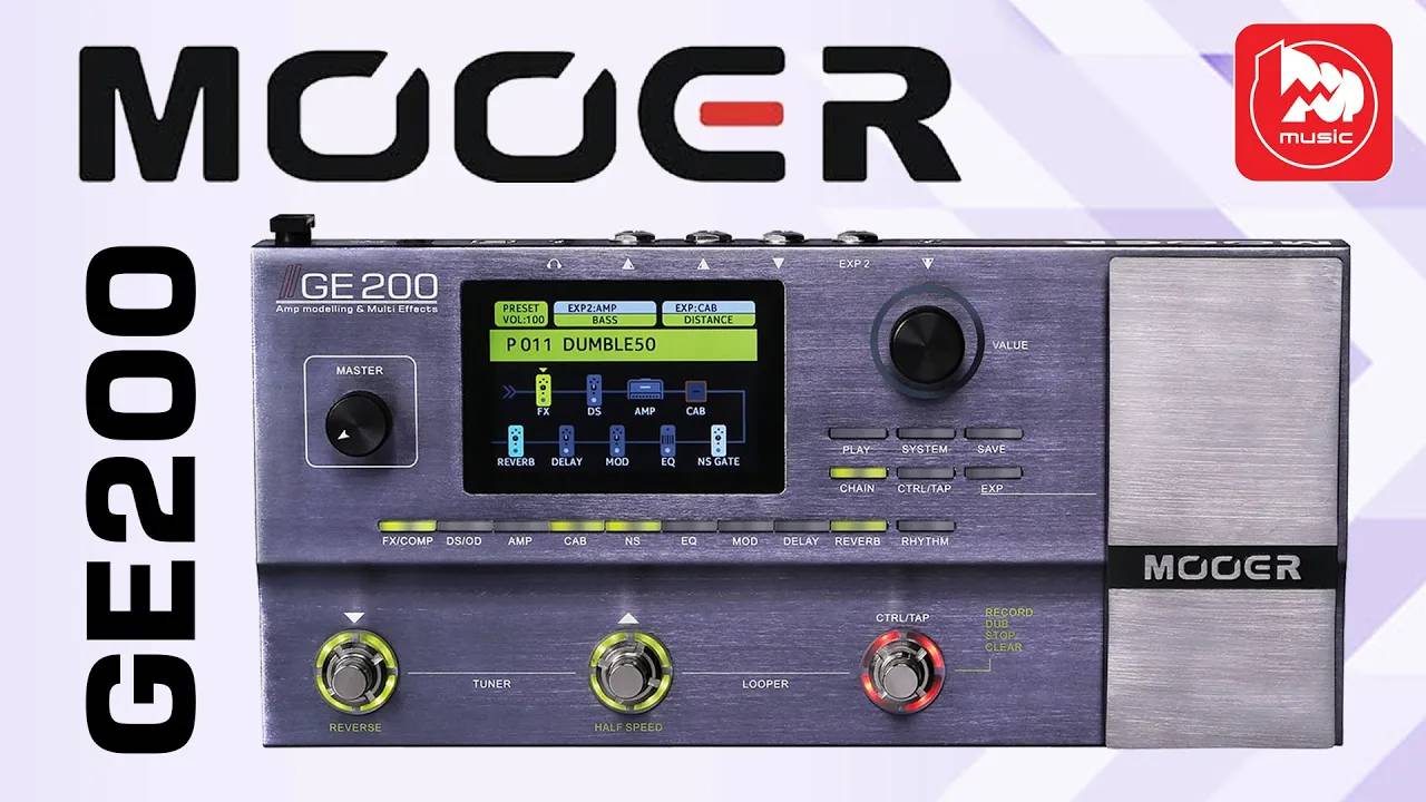 Mooer GE200 гитарный процессор