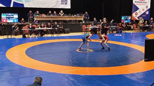 Магомед Хажиев - Нуриэль Эргеншбаев Вольная борьба 51к? смотреть онлайн