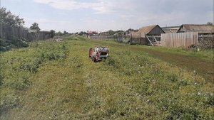 Мульчер на радиоуправлении. Воскресный отдых!! Сказоч?