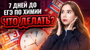 Что делать за 7 дней до ЕГЭ по химии 2025 | Умскул