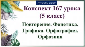 67 урок 4 четверть 5 класс. Повторение. Фонетика. Графика. Орфография. Орфоэпия