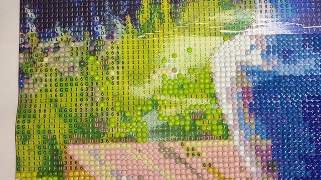 алмазная мозаика процесс выкладки | diamond mosaics #алмазная смотреть онлайн