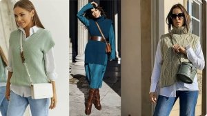 МОДНЫЕ ЖИЛЕТЫ 2024-2025💖 КАК НОСИТЬ СТИЛЬНО ЖИЛЕТ ОСЕНЬЮ