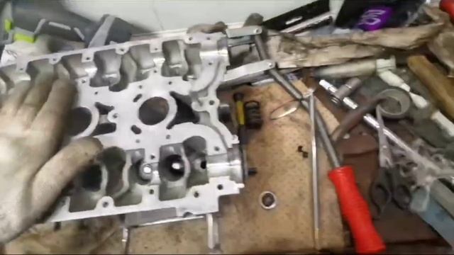 Часть 1. Ремонт головы блока цилиндров 124 мотора #2112#маш смотреть онлайн