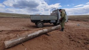 Снова поехали за дровишкими.