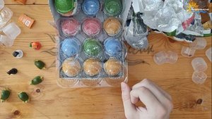 Союзмультфильм - распаковка 24 яиц с сюрпризом.
