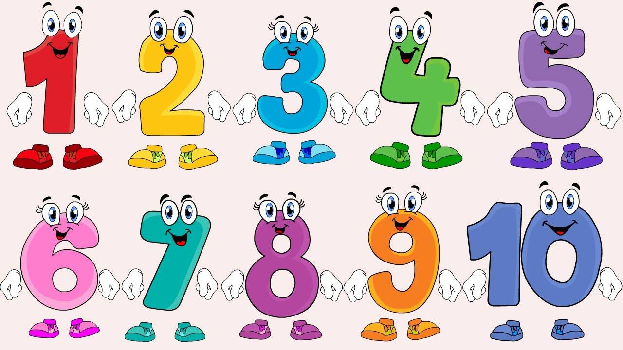 Учим цифры для самых маленьких! Учимся считать до 10 - Насекомые!