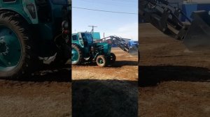 Т 40 с куном погрузка срезки асфальта