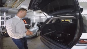 Range Rover Sport 2014  - Модернизация штатной аудиосистемы, сабвуфер "Стелс"