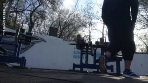 Жим лежа в тренажере MB Barbell 7.64: 53» 193✅с проставки 203✅