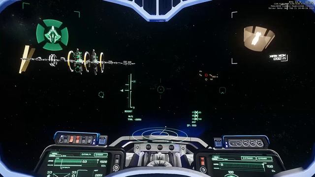 Star Citizen. Пострелушки по "сокорпам" рядом с Олисаром. смотреть онлайн