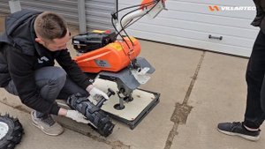 Готовим к работе мотоблок VILLARTEC TB 105