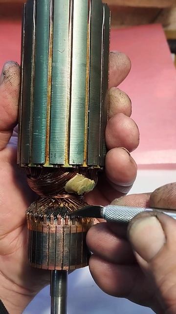 Диагностика якоря  Двигателя беговой дорожки. Процент