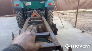 Самодельная дисковая борона для самодельного трактор