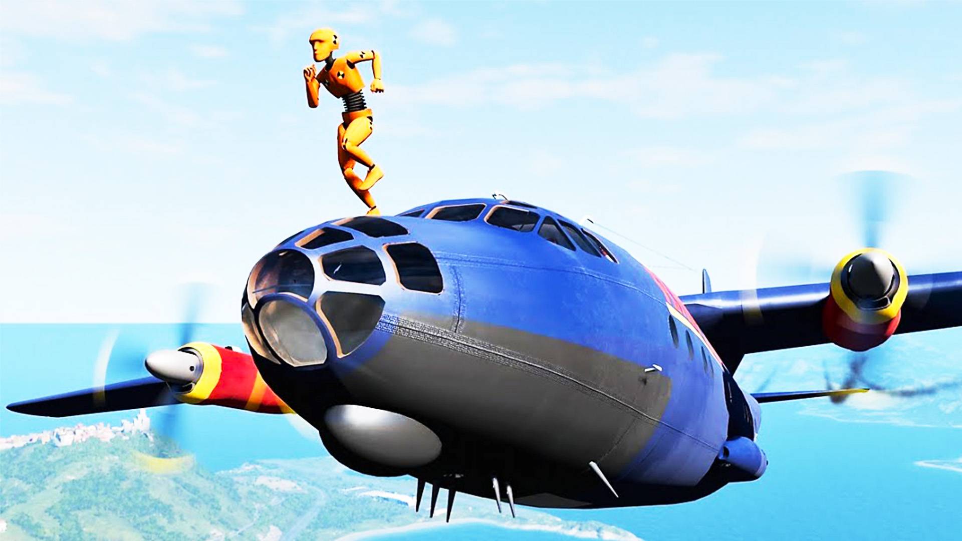 Неудачный день манекена - Авиакатастрофы 😱|BeamNG.Drive|Бемиджи Драйв смотреть онлайн