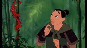 Дракон Мушу и Мулан первая встреча мультфильм Mulan Disney