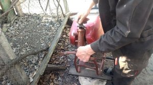 Мотоцикл тула, замена покрышек и конические подшипник