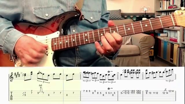 Texas Shuffle Blues Stevie Ray Vaughan Style in E (tab,backing track)