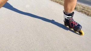 Роликовые коньки. Торможение и контроль скорости на с?